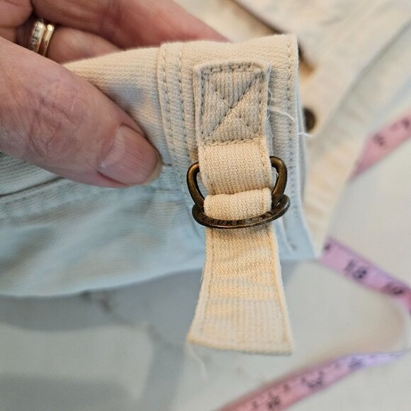 Bali Lauren Ralph Lauren Size 14 Beige Cotton Pant Trouser Adjustable Waist - Picture 11 of 12